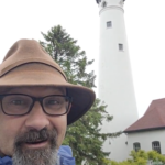 Wind Point Lighthouse on Lake Michigan