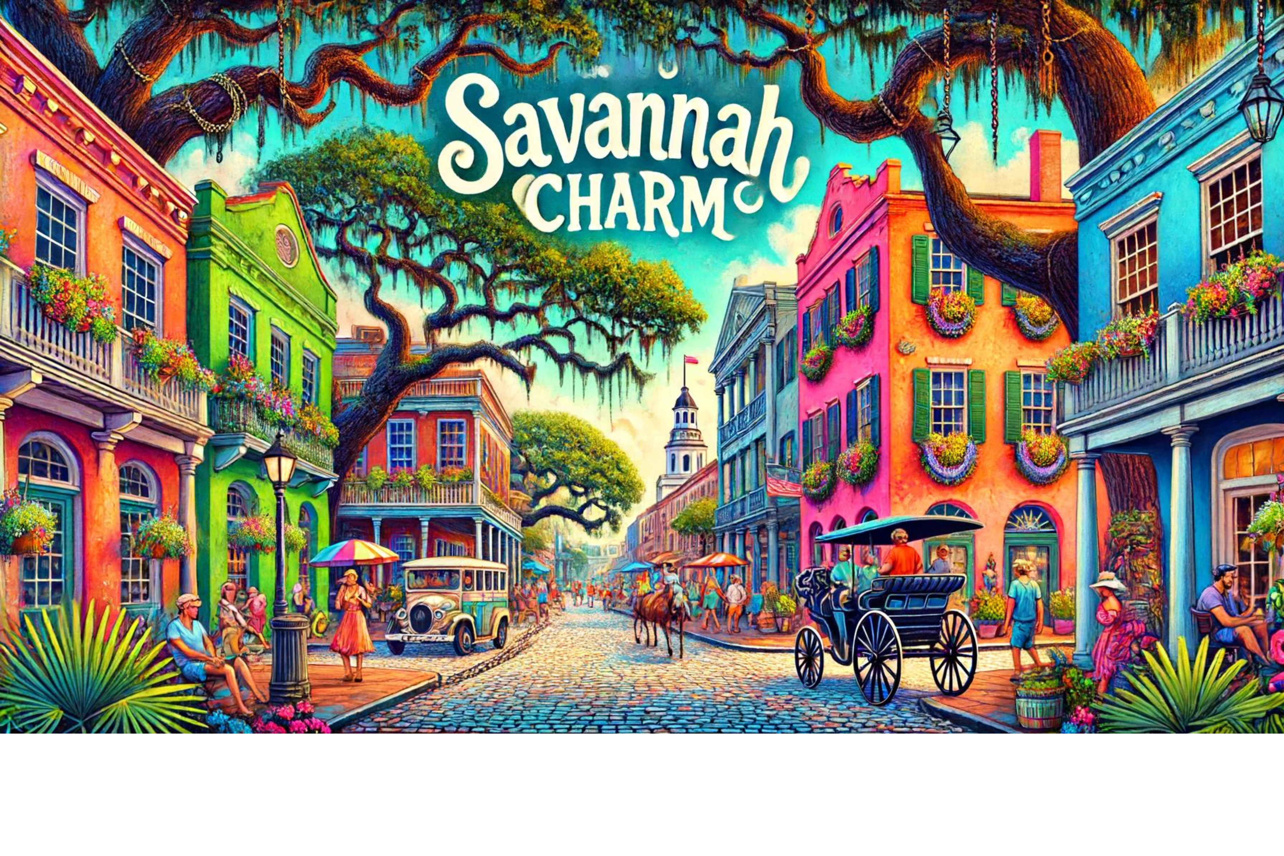 Colorful Savannah Charm